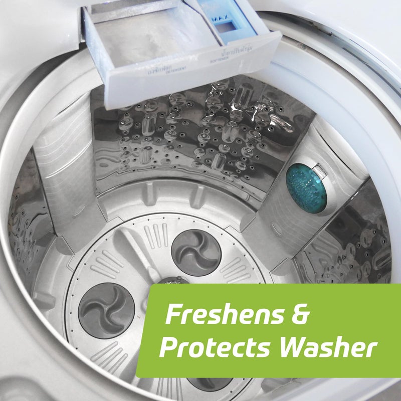 Velocity Washing Machine Cleaner - 4 Uses Per Bottle. Removes Hardwater Stains & Odor-Causing Buildup Inside Drum, Washer Cleaner for All Front & Top Load Washers & High Efficiency Machines - Image 3